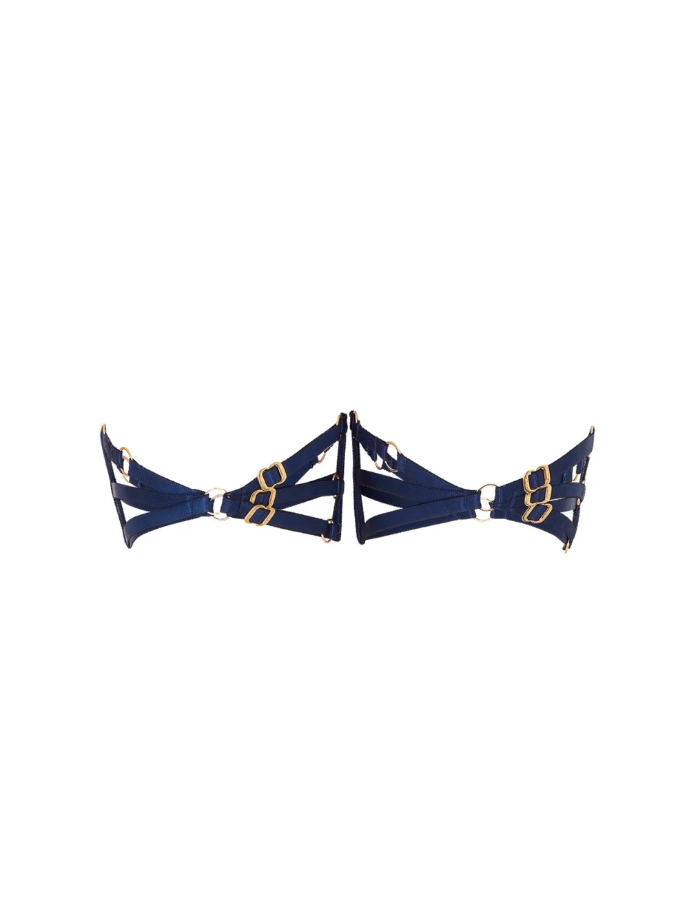 Agent Provocateur Dioni Garter Set in Blue, view 4