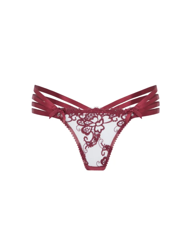 Agent Provocateur Dioni Thong in Burgundy