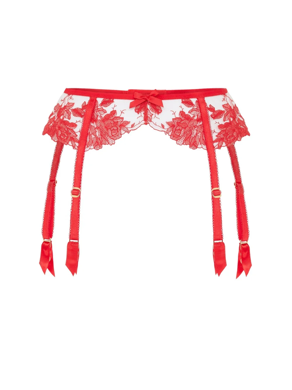 Agent Provocateur Elvie Suspender in red sand