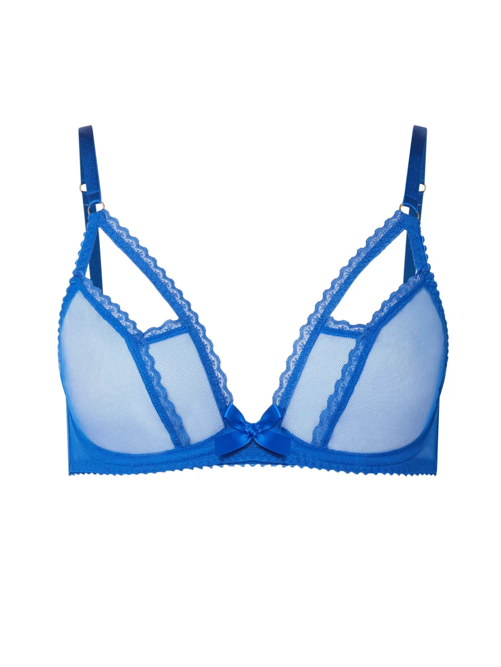 Agent Provocateur Fia Plunge Bra in cobalt
