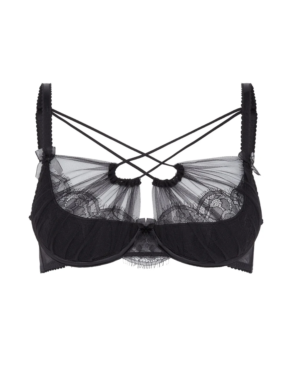 Agent Provocateur Halley High Neck Underwired Bra in black