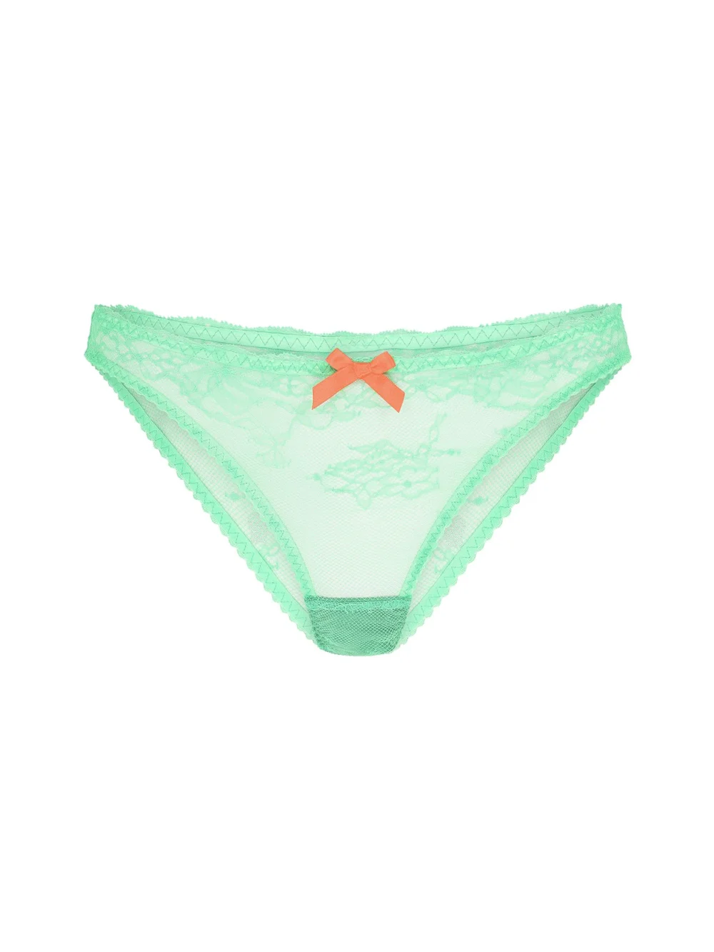 Agent Provocateur Isedora Full Brief in Green Neon Orange