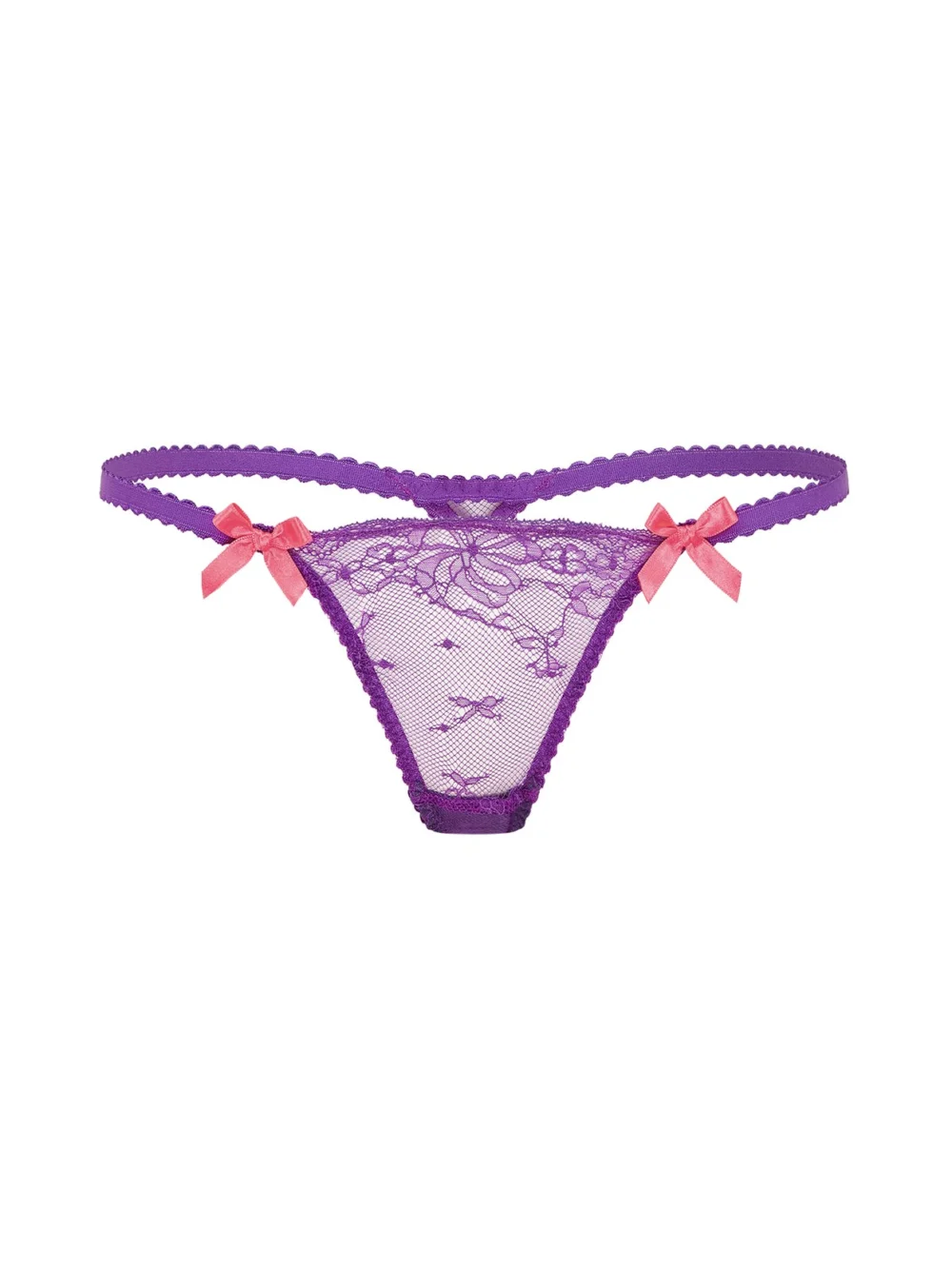 Agent Provocateur Isedora Thong in Purple Pink