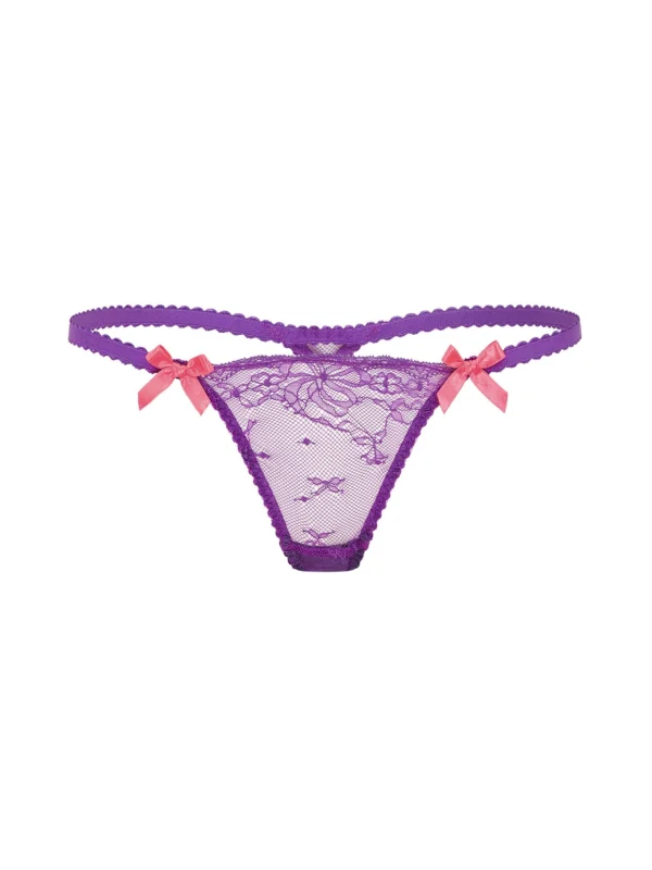 Agent Provocateur Isedora Thong in Purple Pink