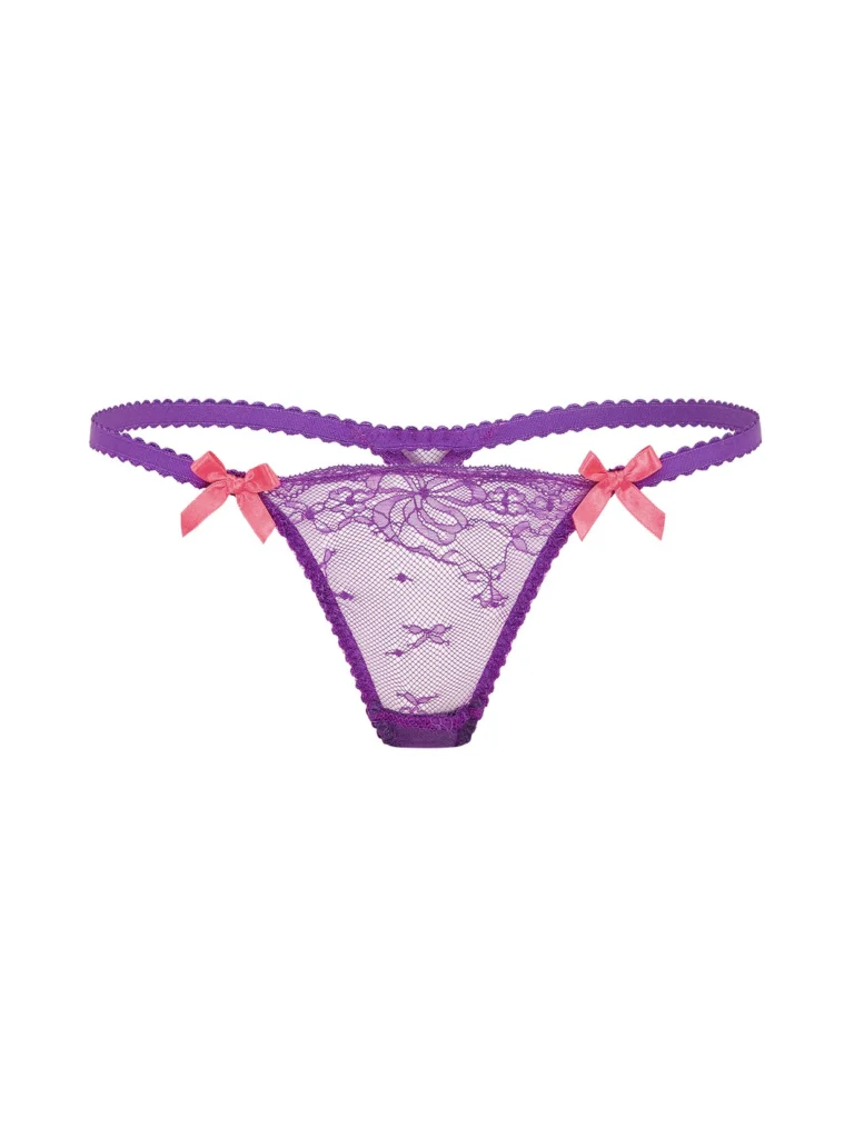 Agent Provocateur Isedora Thong in Purple Pink