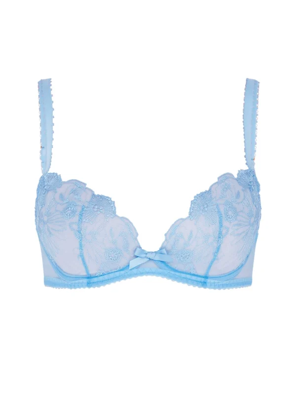 Agent Provocateur Jayce Plunge Underwired Bra in Baby Blue