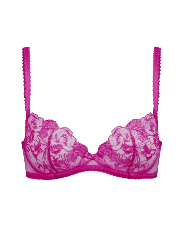 Agent Provocateur Jayce Plunge Underwired Bra in Magenta