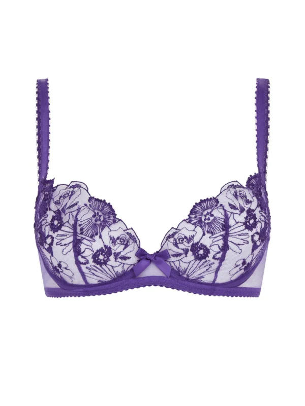 Agent Provocateur Jayce Plunge Underwired Bra in Purple