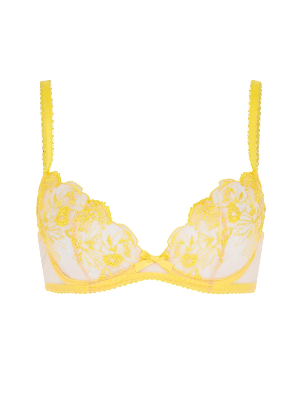 Agent Provocateur Jayce Plunge Underwired Bra in Yellow