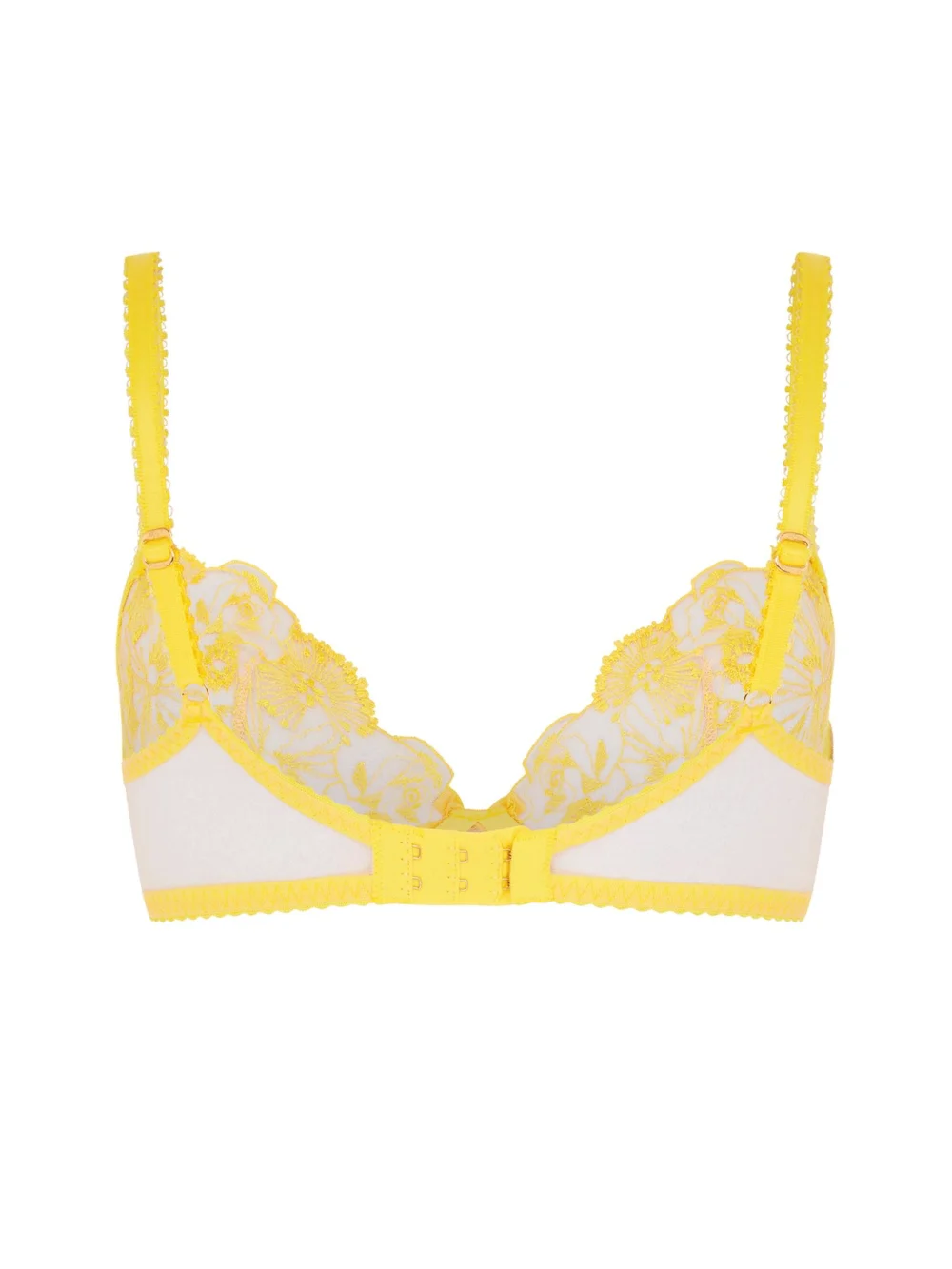 Agent Provocateur Jayce Plunge Underwired Bra in Yellow, view 6