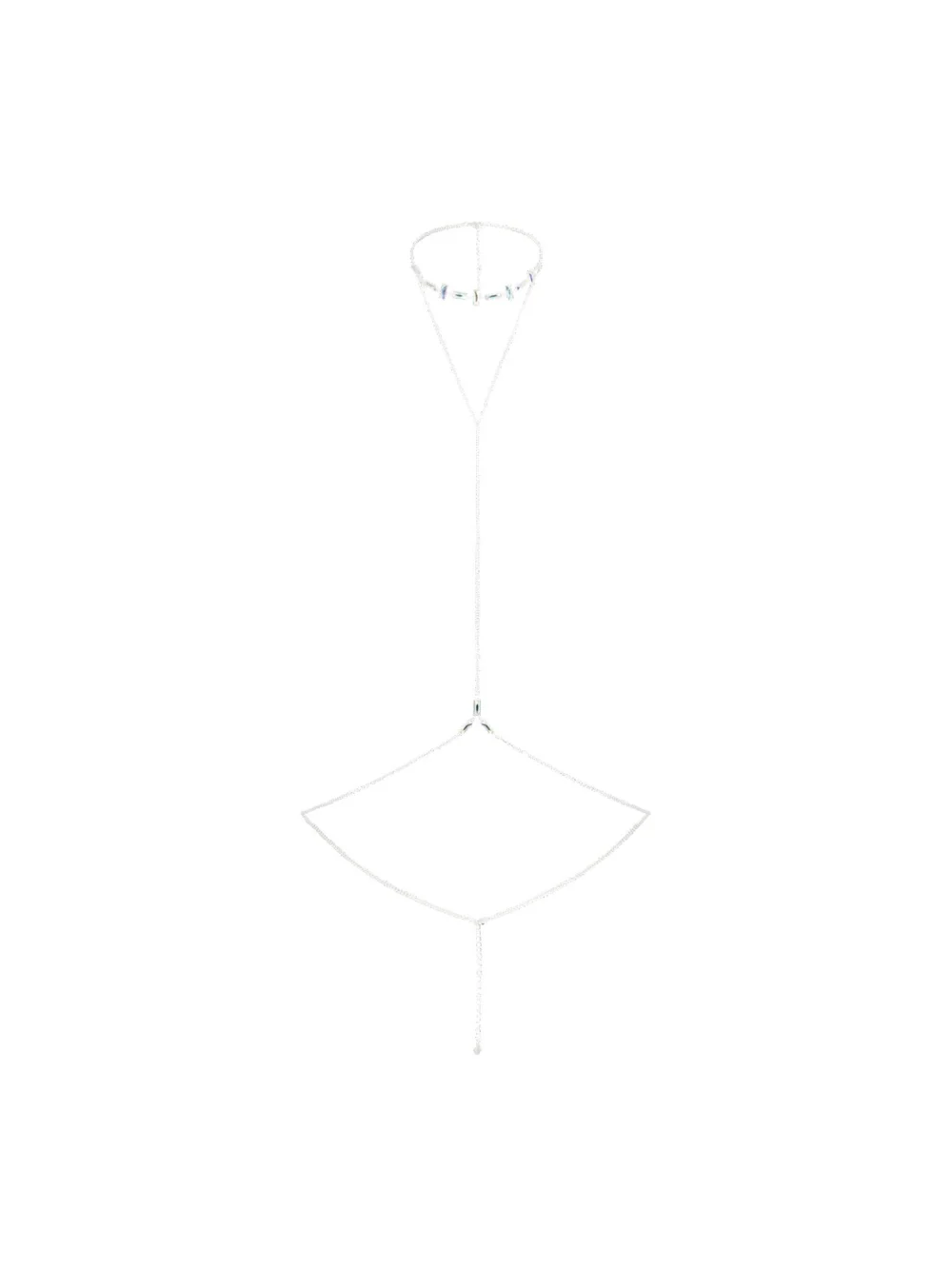 Agent Provocateur Kiera Body Chain in silver
