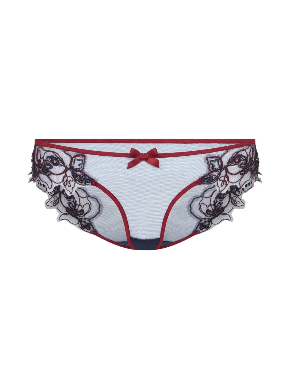 Agent Provocateur Lindie Full Brief in Plum Navy