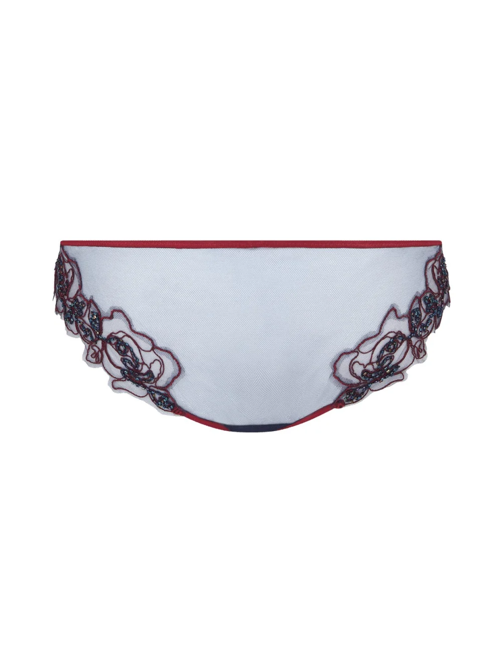 Agent Provocateur Lindie Full Brief in Plum Navy, view 6