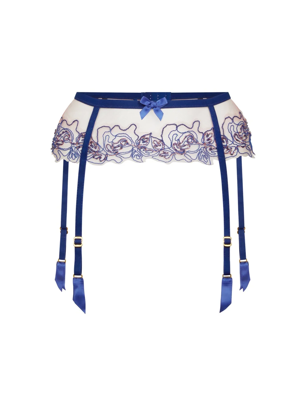 Agent Provocateur Lindie Suspender in Pink Blue
