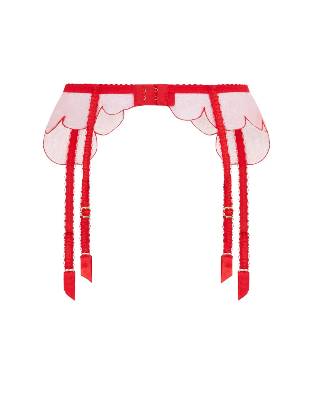 Agent Provocateur Lorna Suspender in Red, view 5