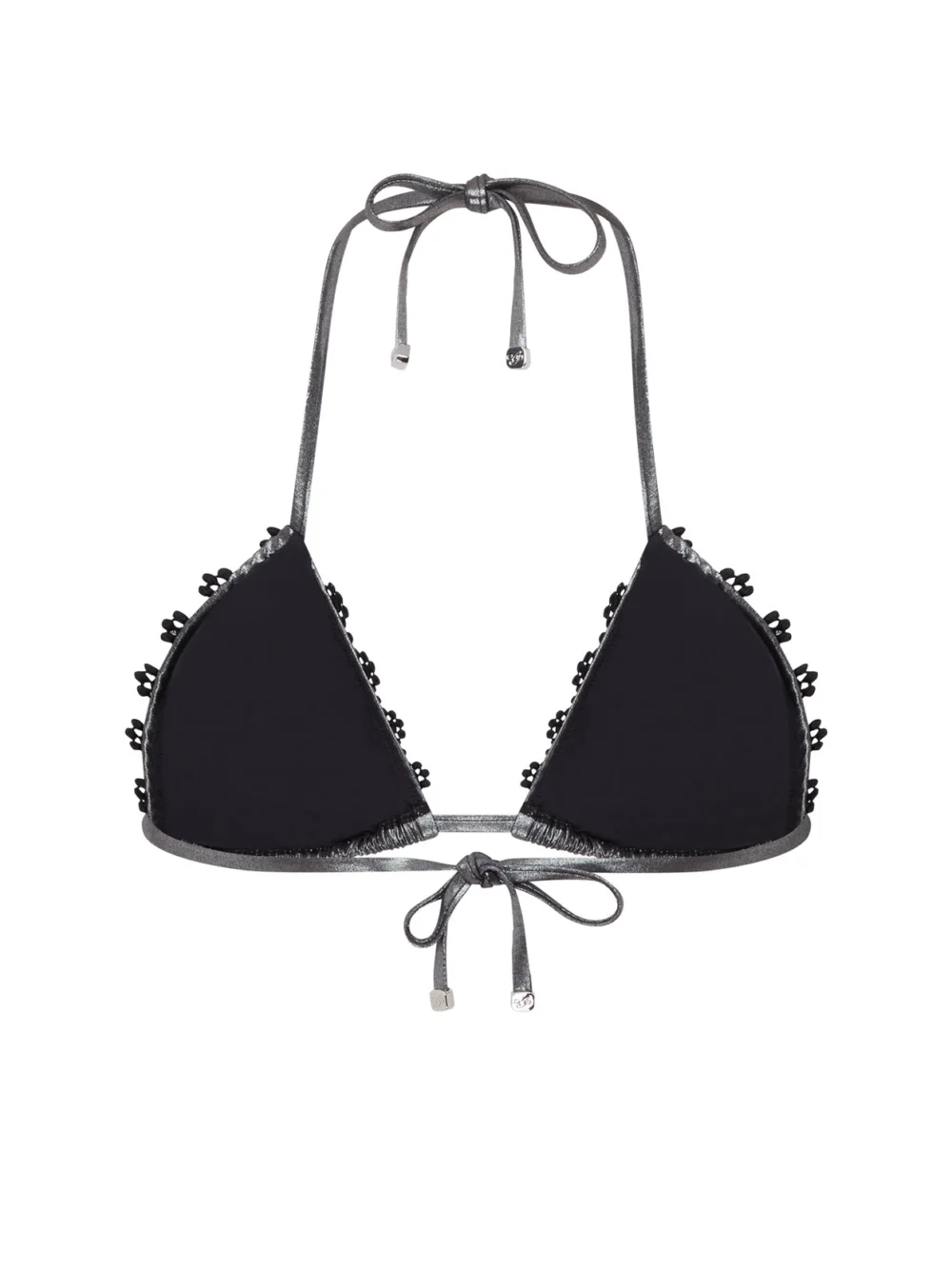 Agent Provocateur Maiya Bikini Top in Black Silver, view 6