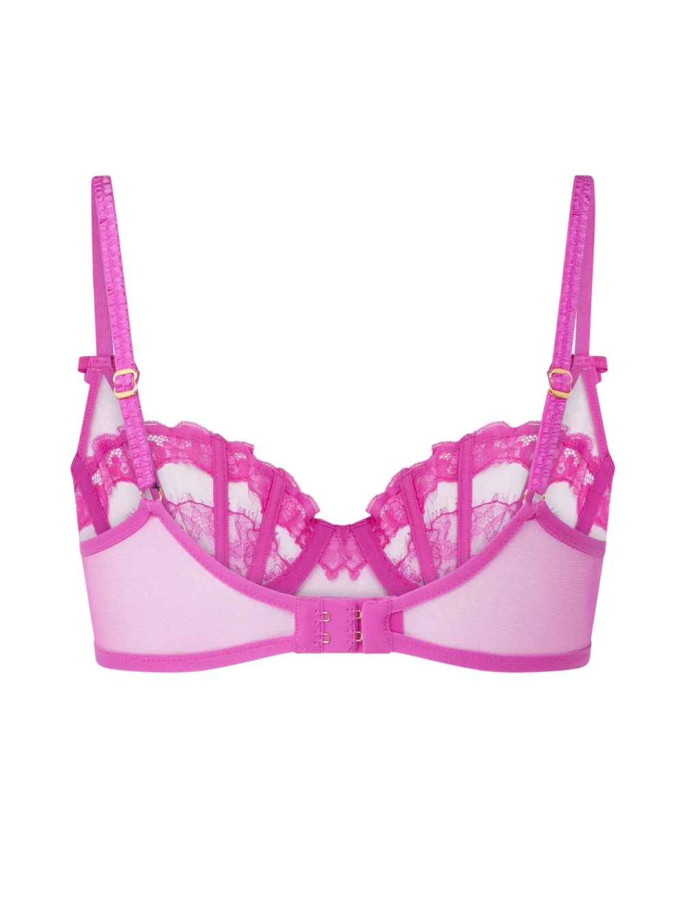 Agent Provocateur Mariann Balconette Underwired Bra in Fuchsia, view 5