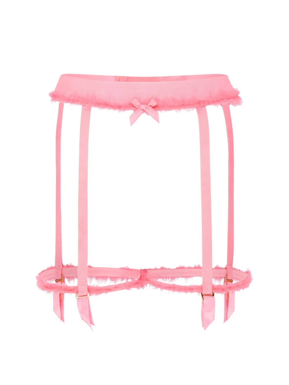 Agent Provocateur Mimie Suspender in neon pink