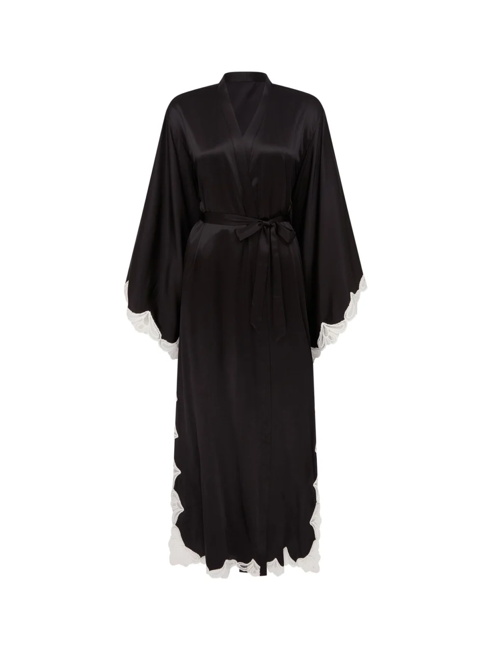 Agent Provocateur Nelle Long Gown in black ivory