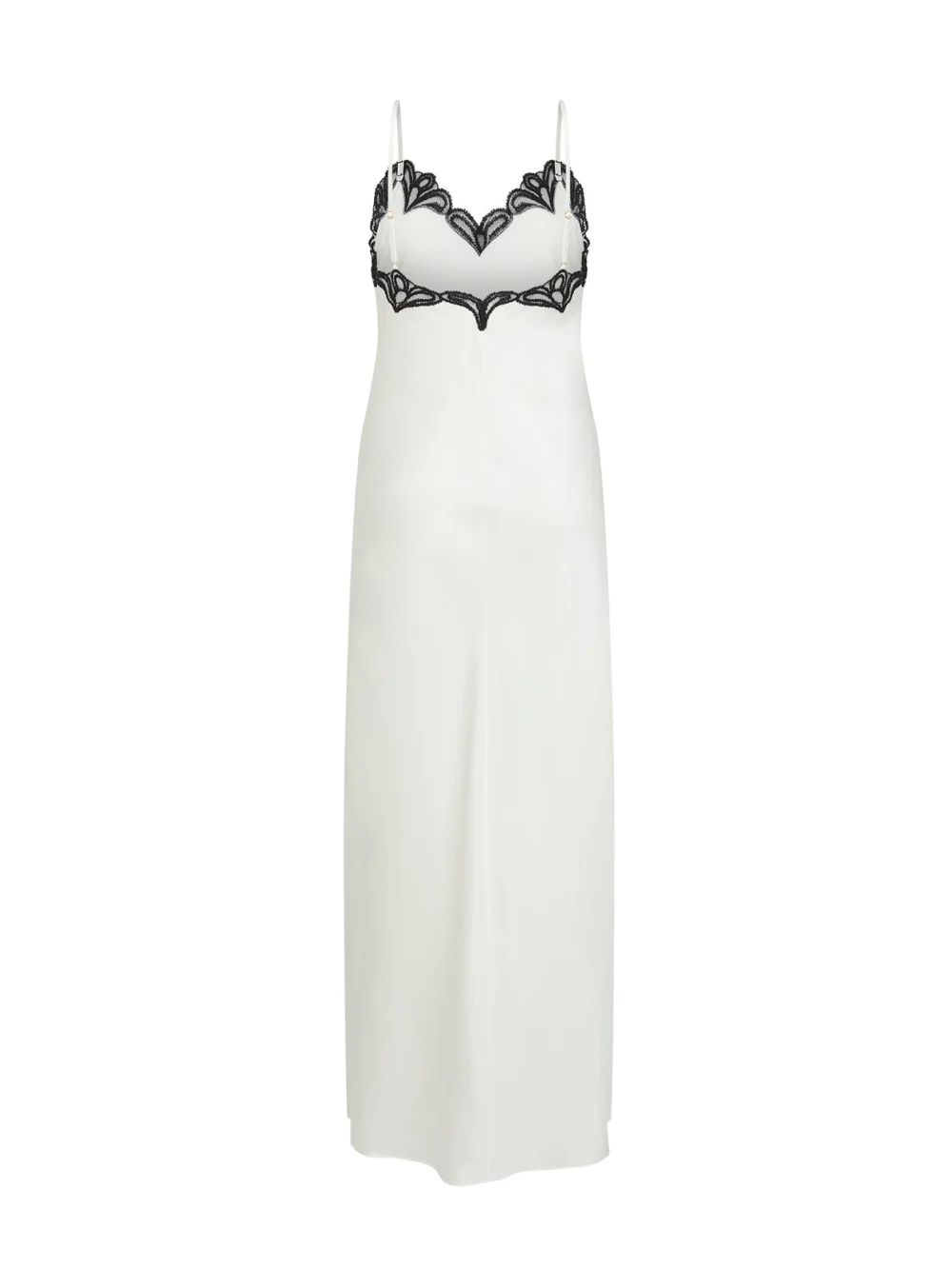 Agent Provocateur Nelle Long Slip in Ivory Black, view 6