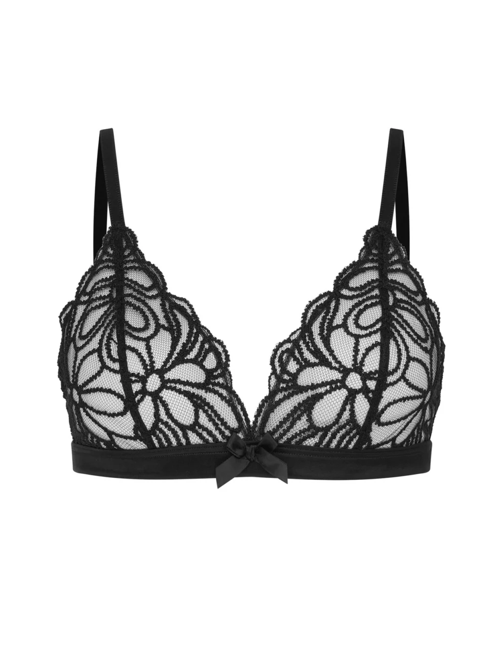 Agent Provocateur Nelle Soft Cup Bra in black
