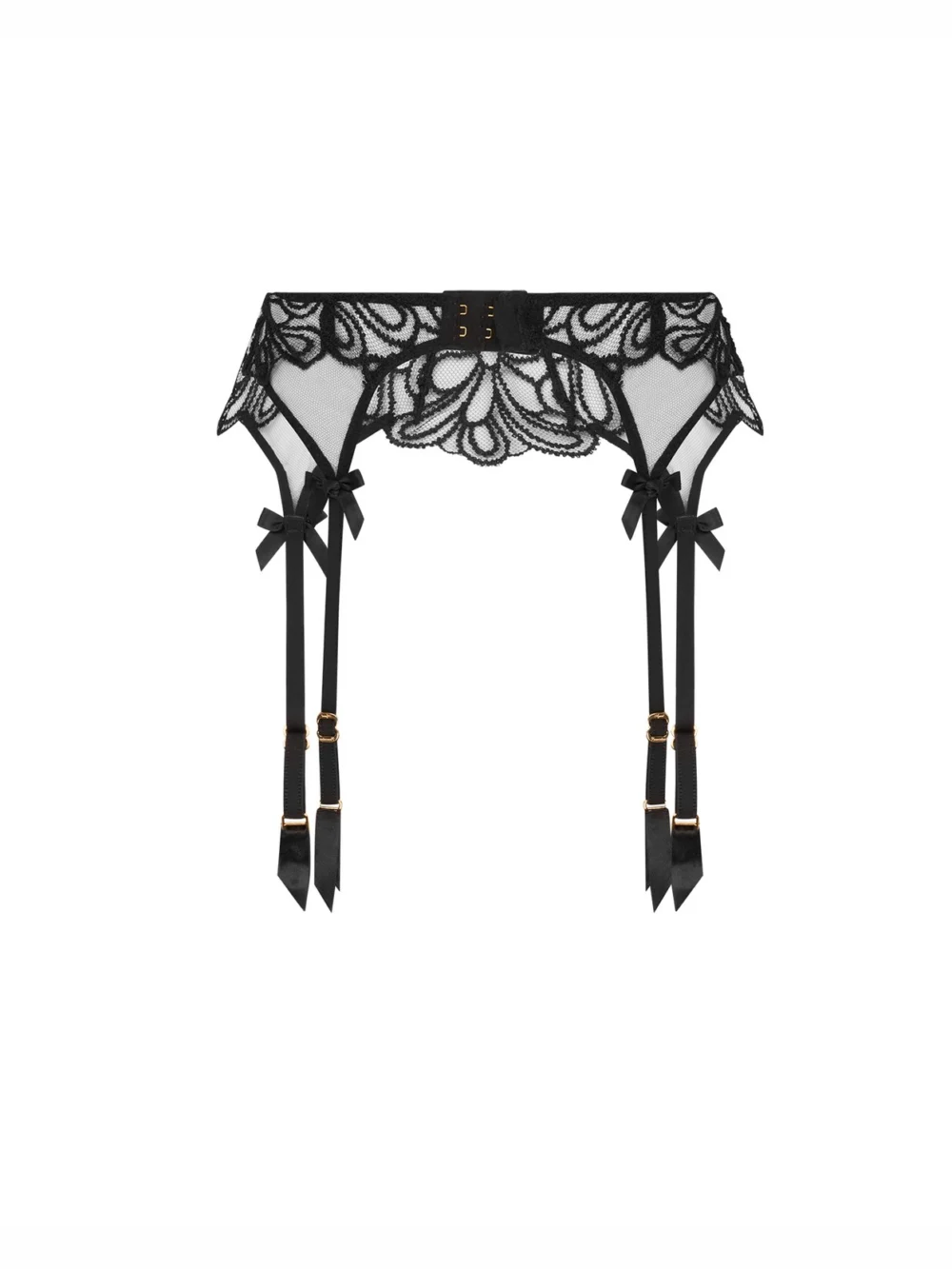 Agent Provocateur Nelle Suspender in Black, view 5