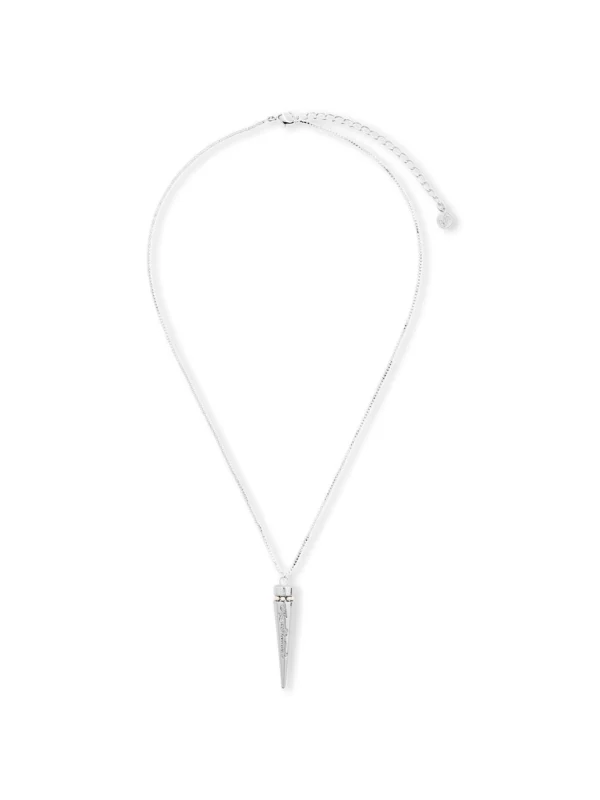 Agent Provocateur Riko Necklace in Silver Clear