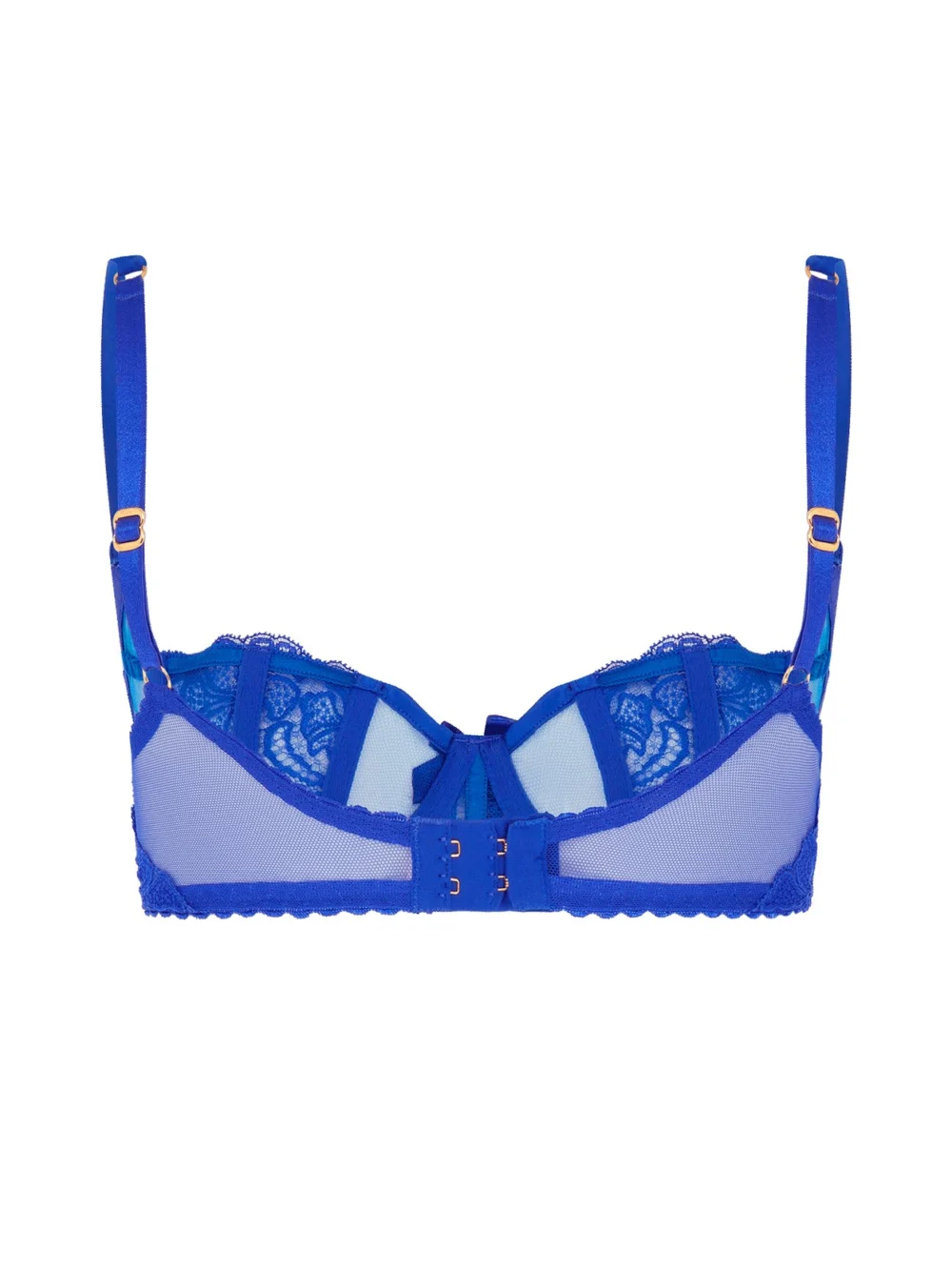 Agent Provocateur Rozlyn Balconette Underwired Bra in Cobalt, view 6