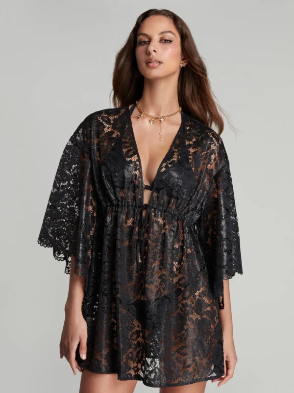 Agent Provocateur Trixa Kaftan in Black, view 4