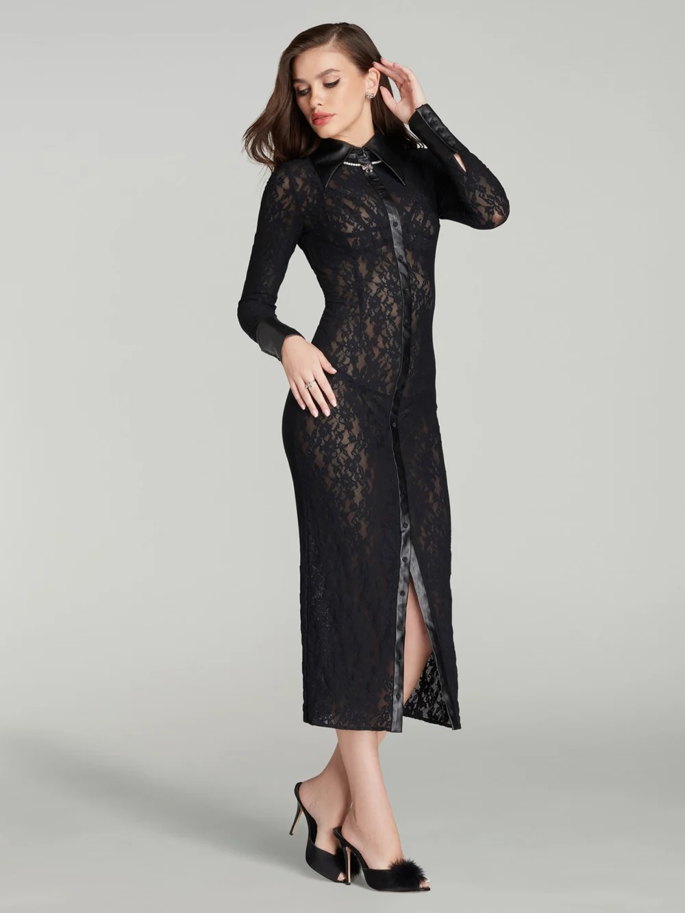 Agent Provocateur Violit Midi Dress, view 3