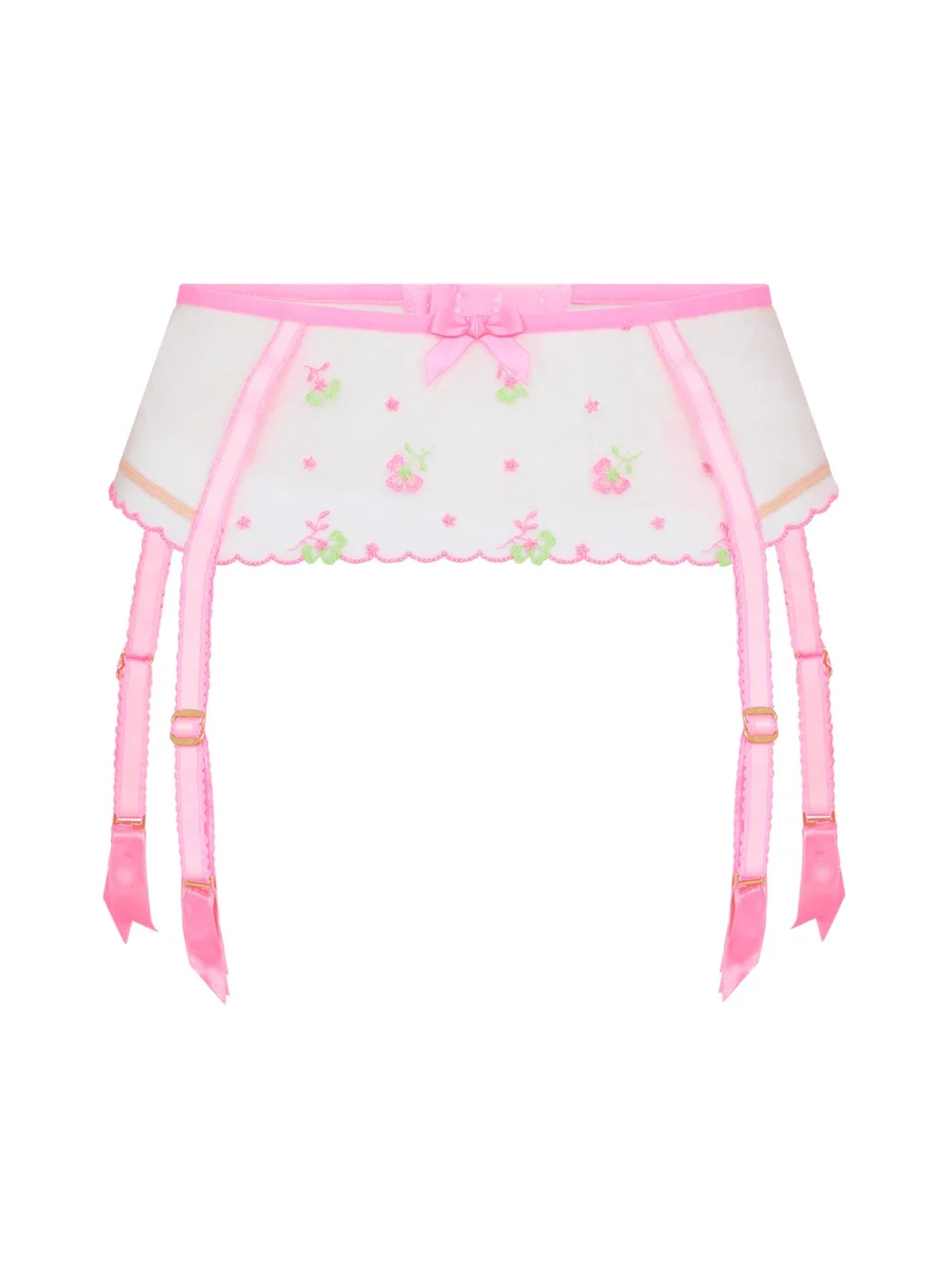 Agent Provocateur Willowe Suspender in pink