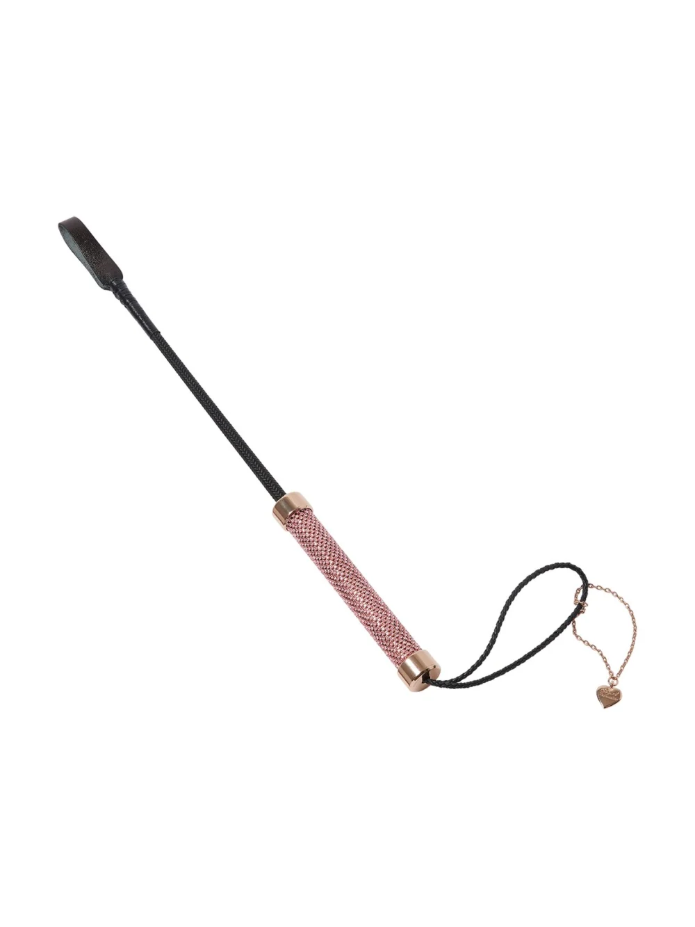 Agent Provocateur Zoelle Whip in rose gold crystal