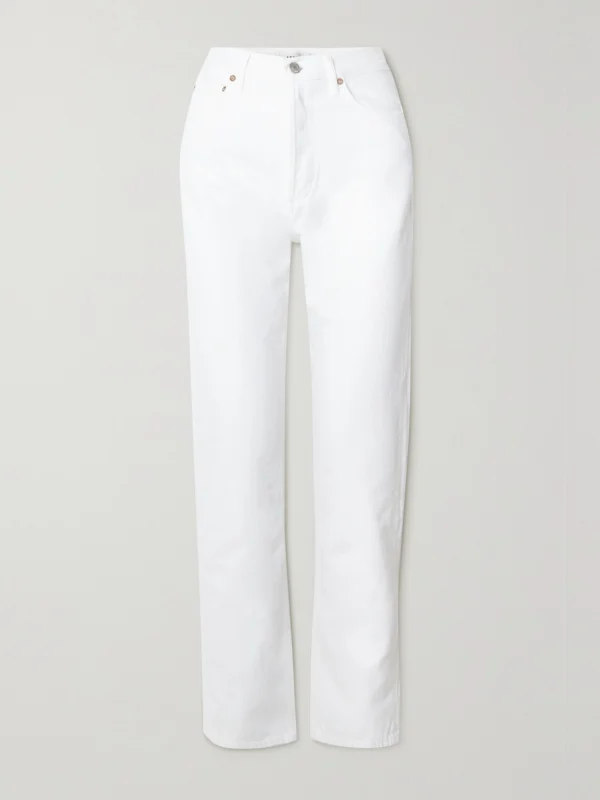 Agolde 90's Pinch Waist Organic High-rise Straight-leg Jeans