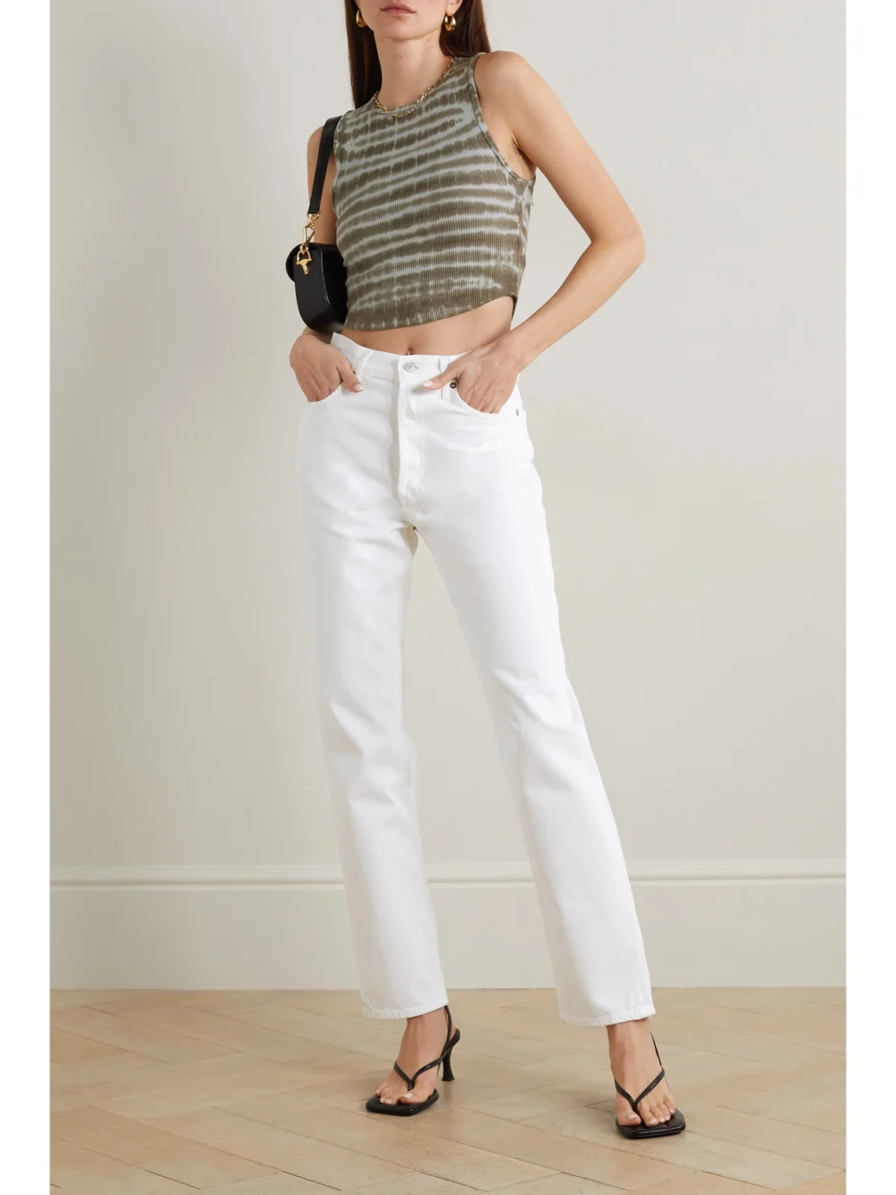 Agolde 90's Pinch Waist Organic High-rise Straight-leg Jeans