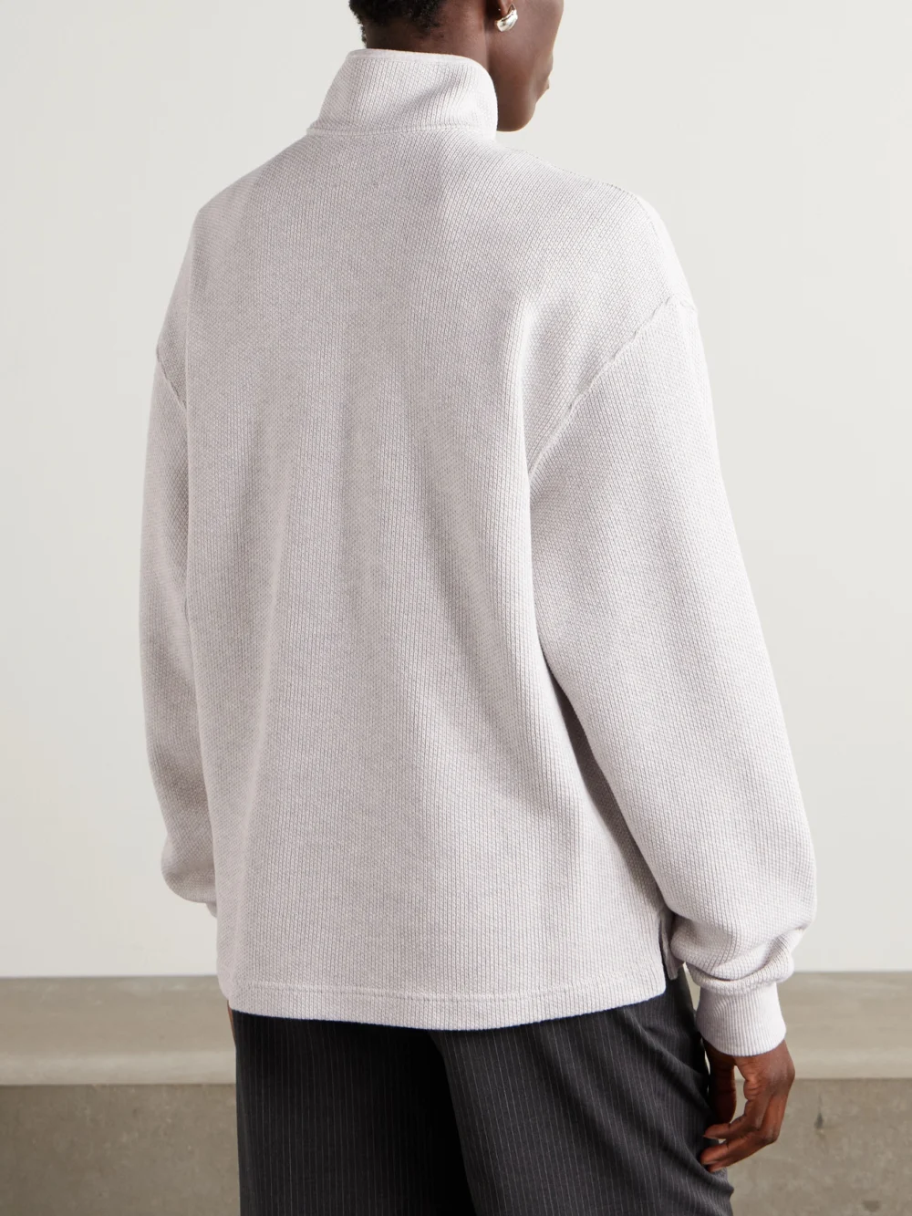 Back view of the Aimé Leon Dore Embroidered Cotton Sweatshirt