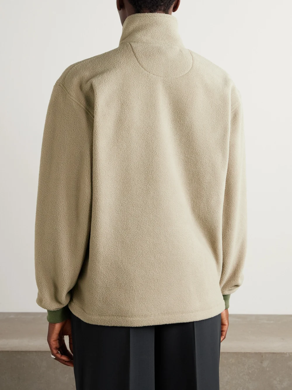 Back view of the Aimé Leon Dore Embroidered Fleece Sweatshirt