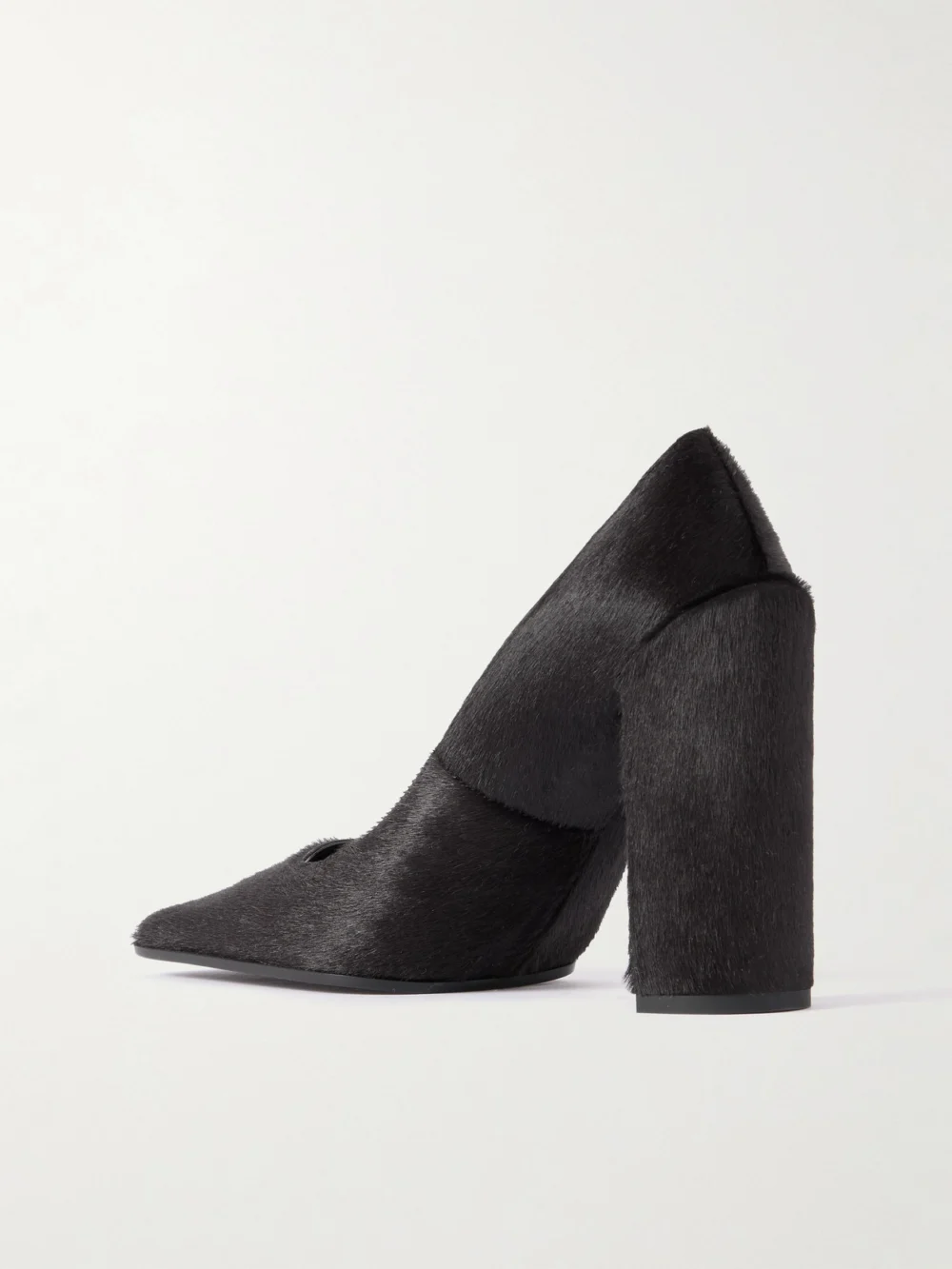 Back view of the Alaïa 90 Calf Hair Pumps