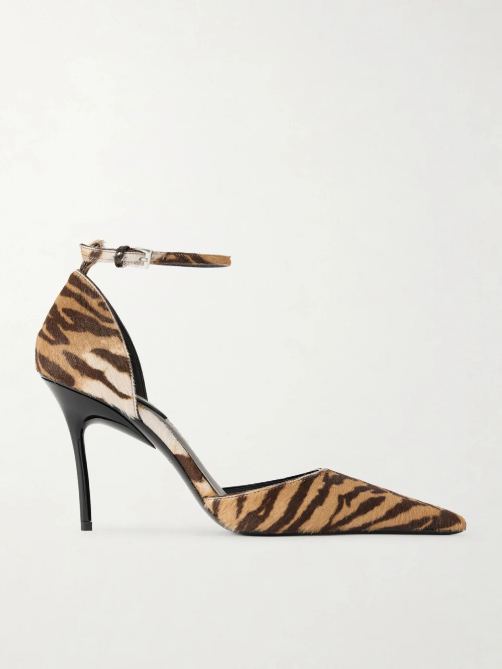 Alaïa D'orsay 110 Tiger-print Calf Hair Pumps in brown