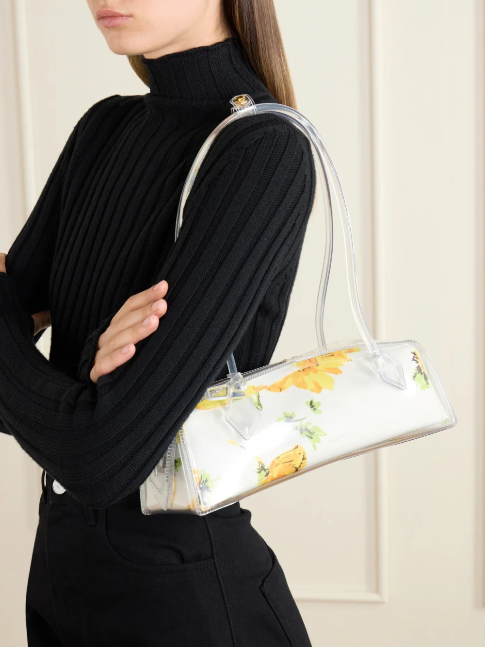 Alaïa Le Teckel Pvc Shoulder Bag, styled view