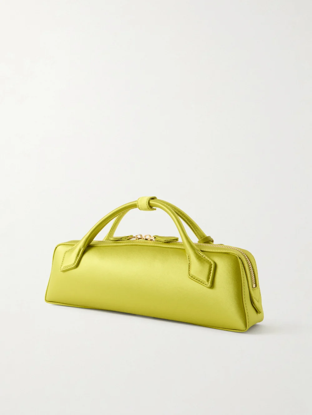 Back view of the Alaïa Le Teckel Satin Top-handle Bag