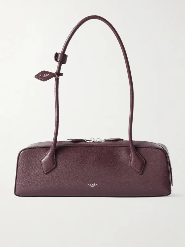 Alaïa Le Teckel Textured-leather Shoulder Bag