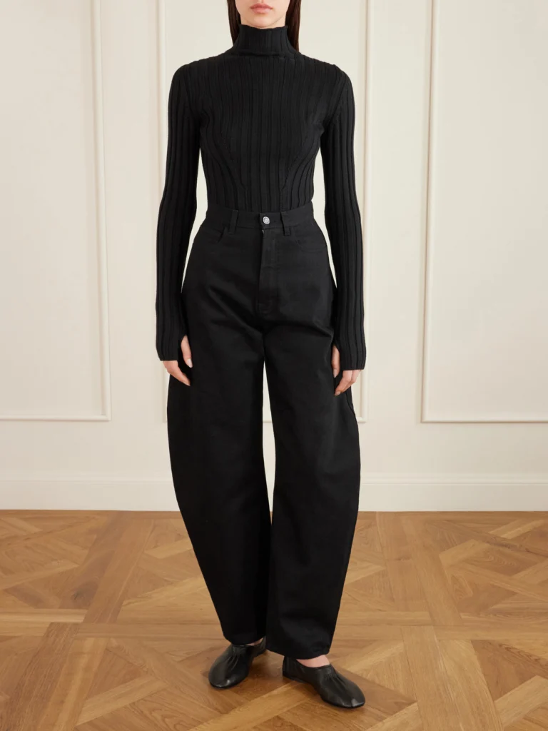 Alaïa Leather Ballet Flats