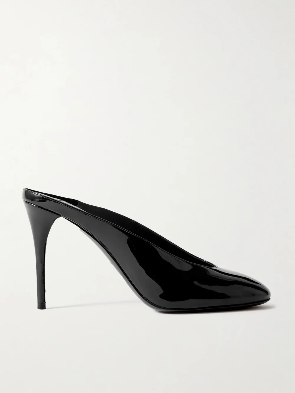 Alaïa Patent 90 Leather Mules in black