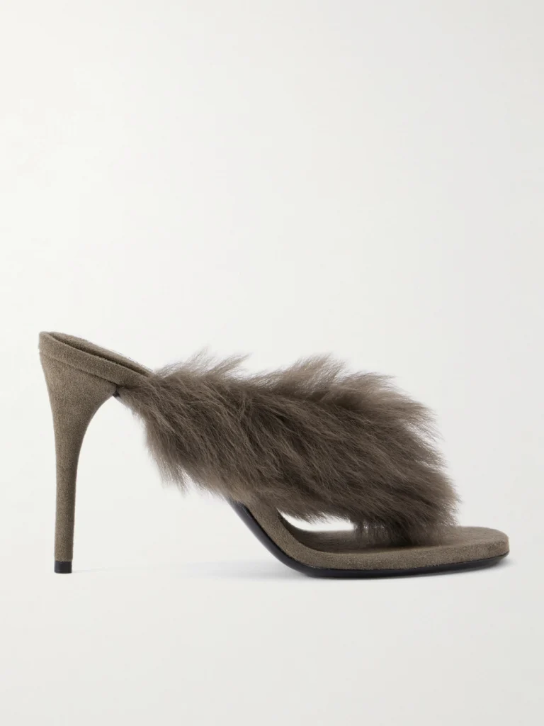 Alaïa Shearling Mules