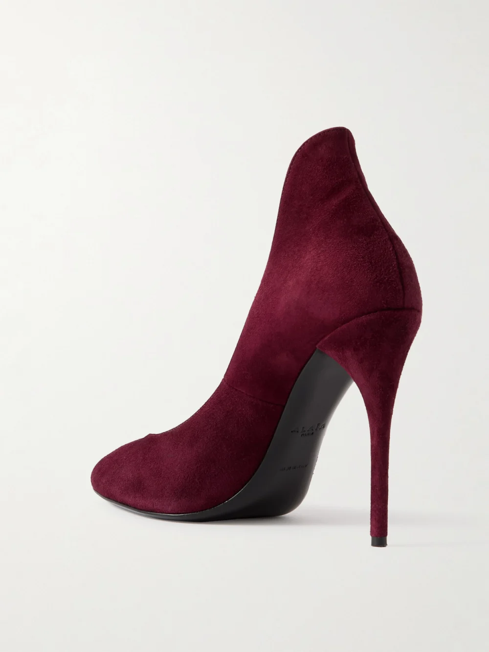 Back view of the Alaïa Suede Pumps