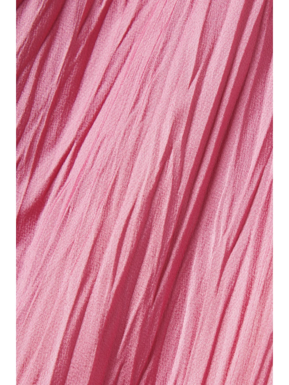 Close-up detail of the A.L.C. Angelina Plissé-satin Maxi Dress