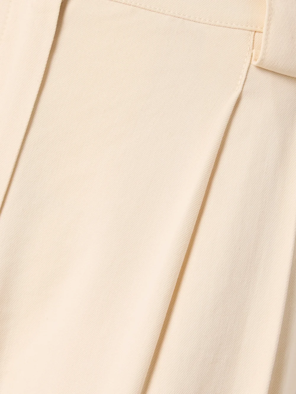 Close-up detail of the A.L.C. Tommy Ii Pleated Linen-blend Twill Wide-leg Pants