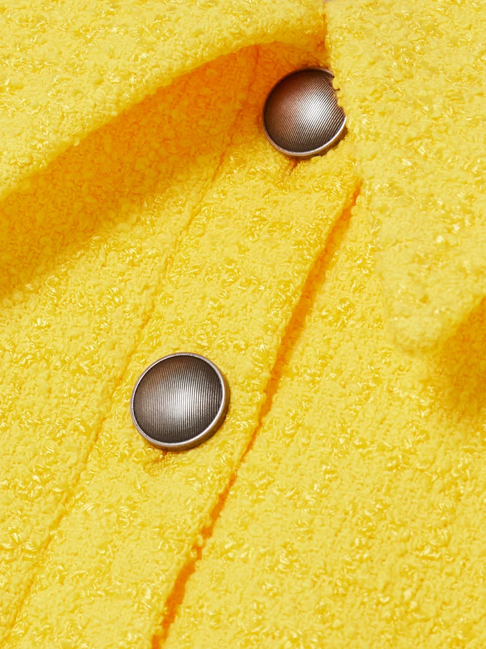 Close-up detail of the Alessandra Rich Bouclé Mini Dress