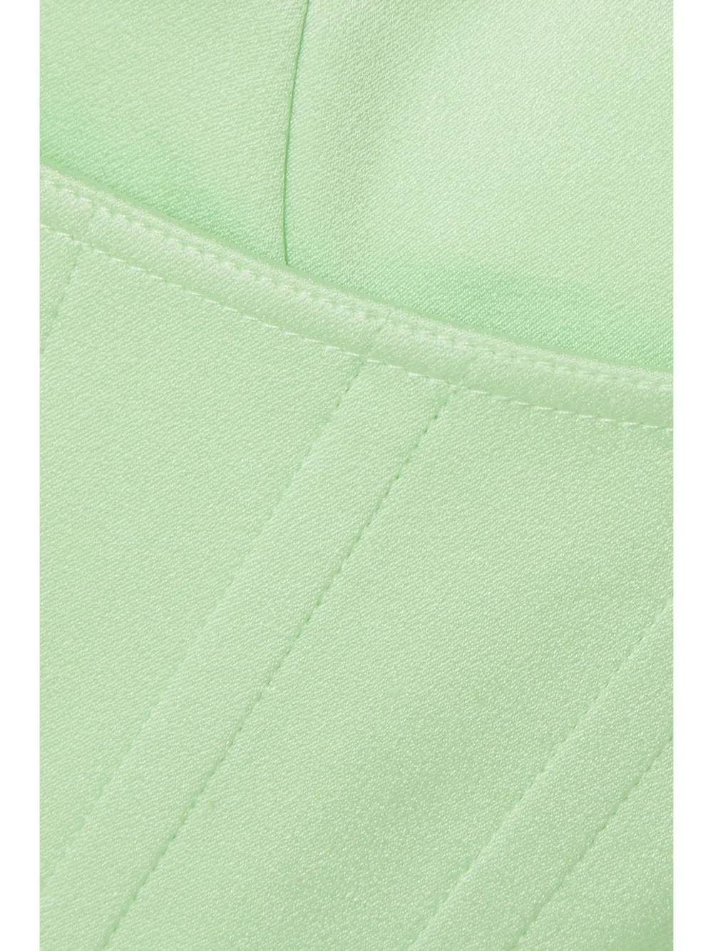 Close-up detail of the Alex Perry Ansley Strapless Satin-crepe Midi Dress
