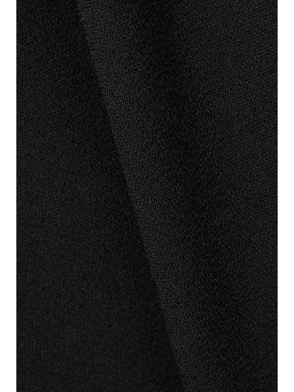 Close-up detail of the Alex Perry Callan Strapless Crepe Midi Dress